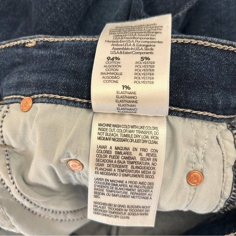 Mother The Weekender Fray Hem Bootcut Jeans in Fancy Meeting You Here Size 30 - Picture 13 of 14